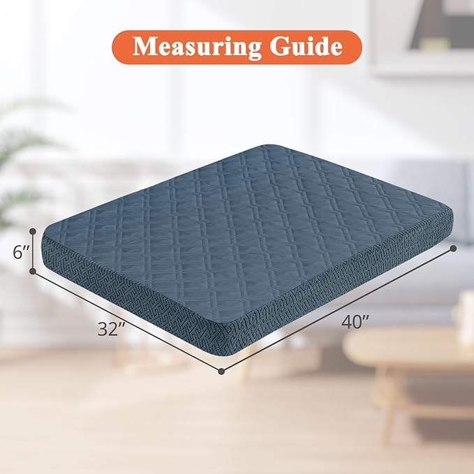 Dog Bed Covers Replacement Washable 40Lx32Wx6H Inches