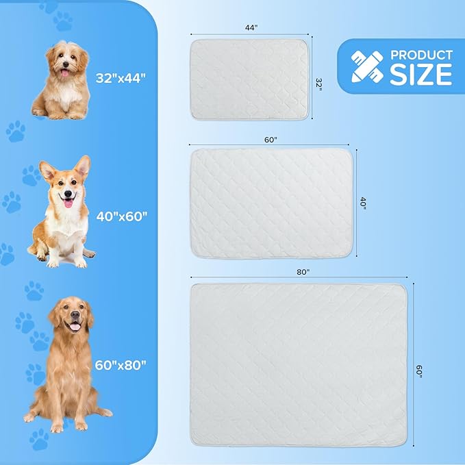 Rywell Cooling Mat for Dogs 32 * 44IN, Dog Q-Max>0.5, Durable&Versatile