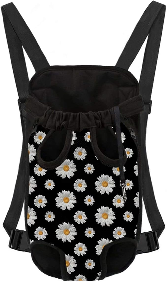 Women Men Pet Carrier for Dog Cat Legs Out Front-Facing Holder Bag Backpack with Adjustable Straps