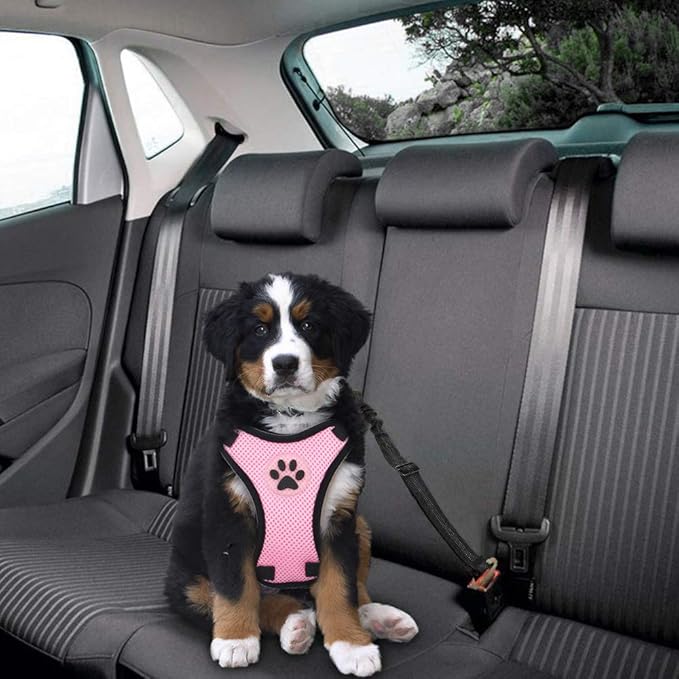 SlowTon Dog Seat Belt Harness for Car