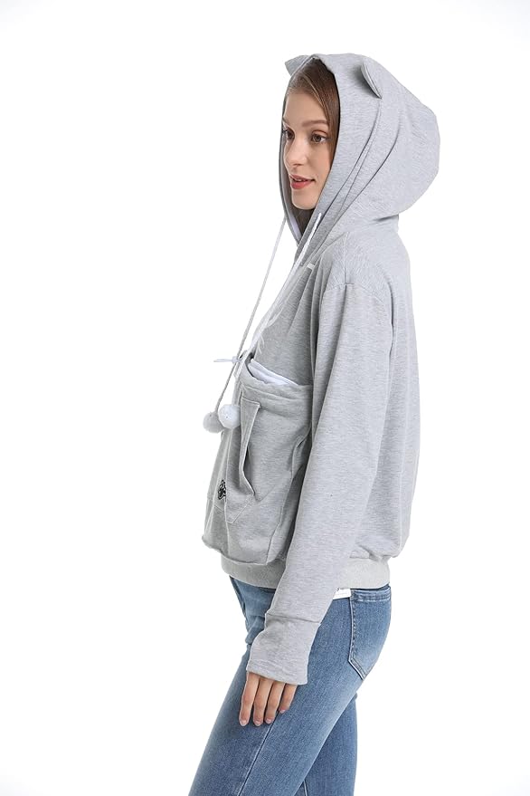 LINYUCHEN Cat Dog Pouch Hoodie Large Pet Pouch