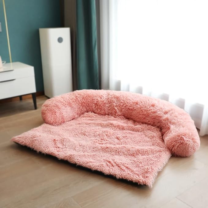 Calming Plush Dog Bed