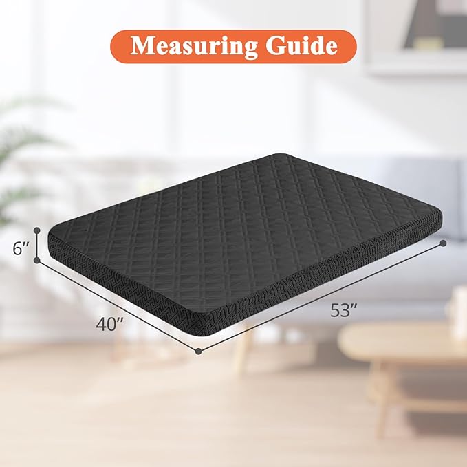 Dog Bed Covers Replacement Washable 53Lx40Wx6H Inches