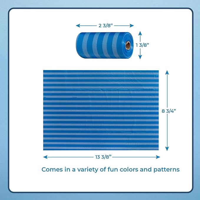 Best Pet Supplies Dog Poop Bags (150 Bags) for Waste Refuse Cleanup