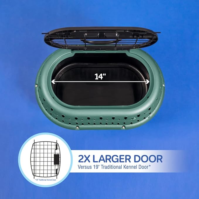 Petmate Two Door or Top Load Pet Kennel Carrier for Pets up to 10 Pounds 19 Inches