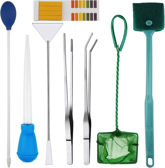 Fish Tank Cleaning Tools 8 in 1 Aquarium