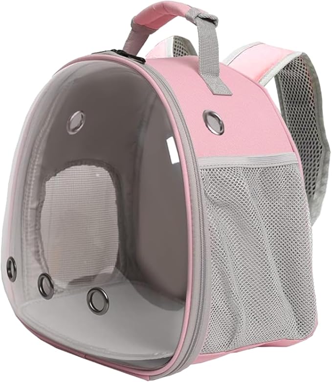 Guinea Pig Backpack, Space Capsule Bubble Window Small Animal Backpack for Guinea Pig, Bird Bunny Rabbit