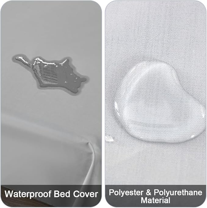 DUJUIKE Waterproof Bed Cover for Dog and Cats 100% Waterproof 98 * 90 inch,