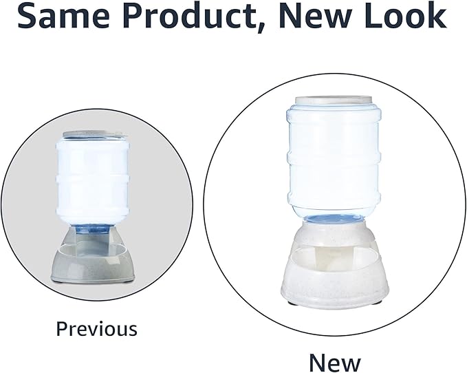 Amazon Basics Gravity Pet Food Feeder for Dogs and Cats 6-Pound Capacity,