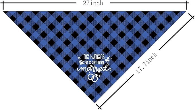My Humans are Getting Married Dog Bandana (C55)