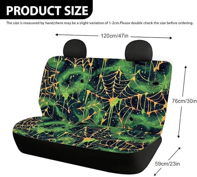 Green Swamp Web Seat Covers for Car Back
