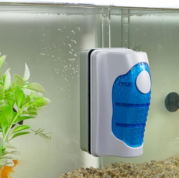 Magnetic Aquarium Fish Tank Algae Glass Cleaner Scrubber 50 Gallon