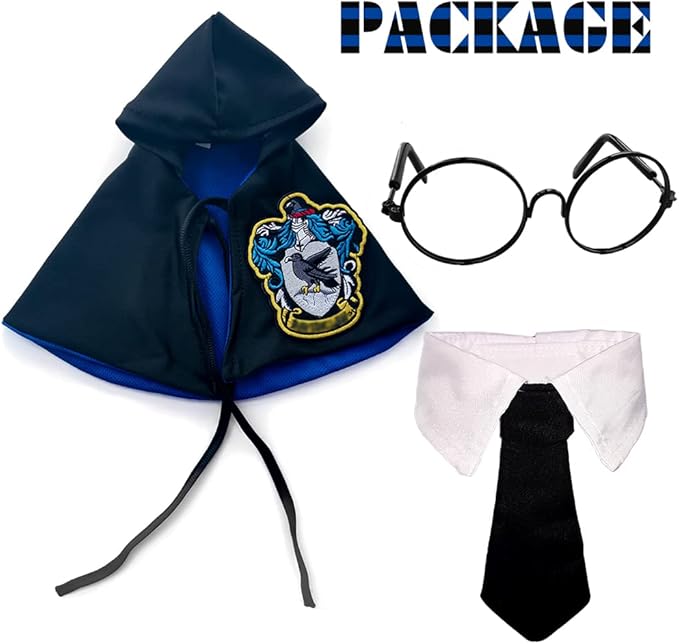 Cat Costumes 3 Piece Set with Glasses and Neckties