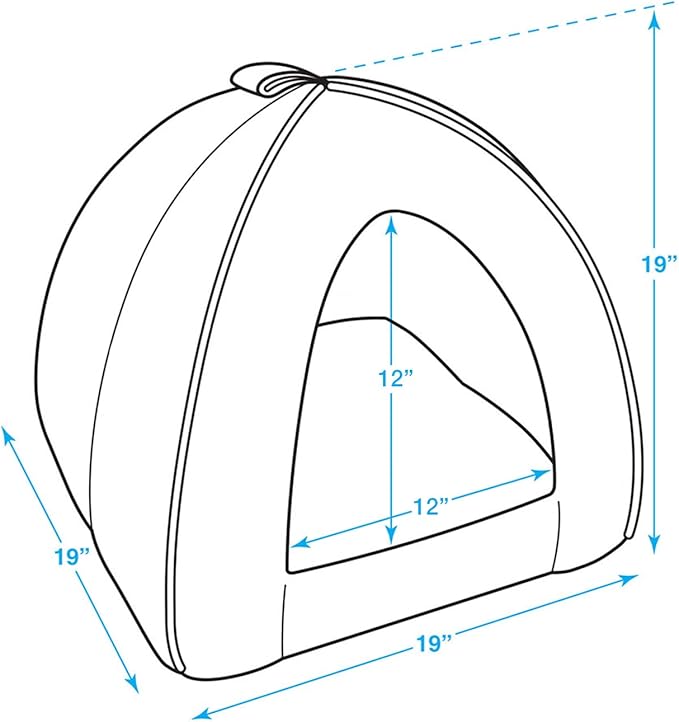 Pet Tent 19" x 19" x H:19"