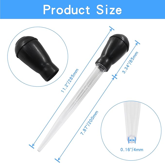 BokWin 2 Pcs Manual Fish Tank Cleaner 30ml