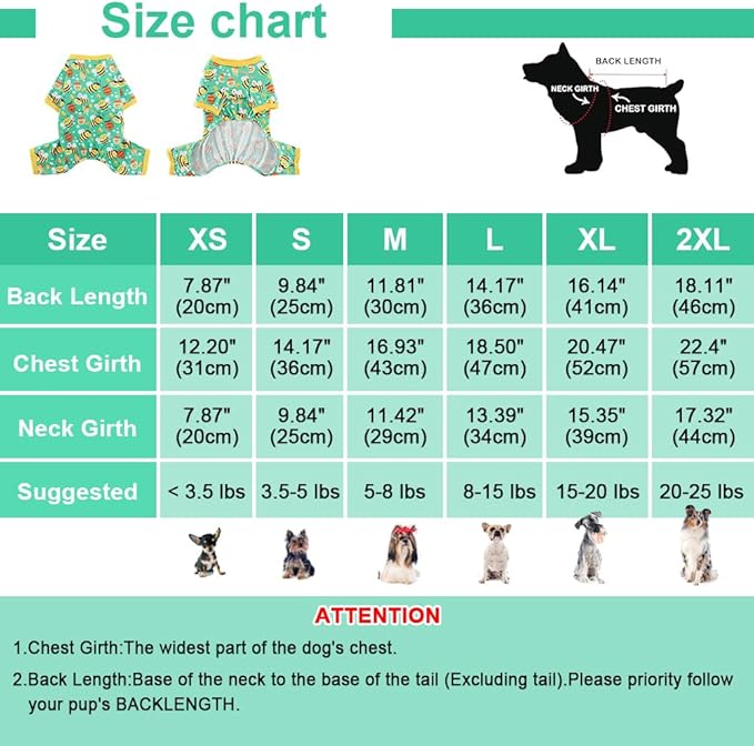 Dog Pajamas Small Sized Dog