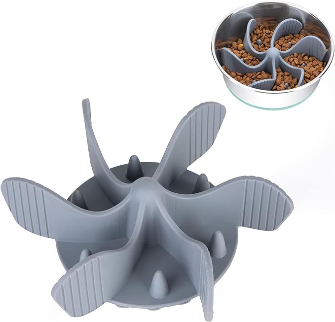 Slow Feeder Dog Bowls Insert [36 Octopus Suction