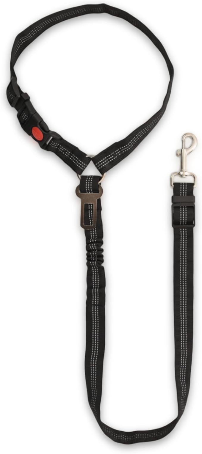 Skruffie’s Love Dog Seat Belt with Headrest Attachment