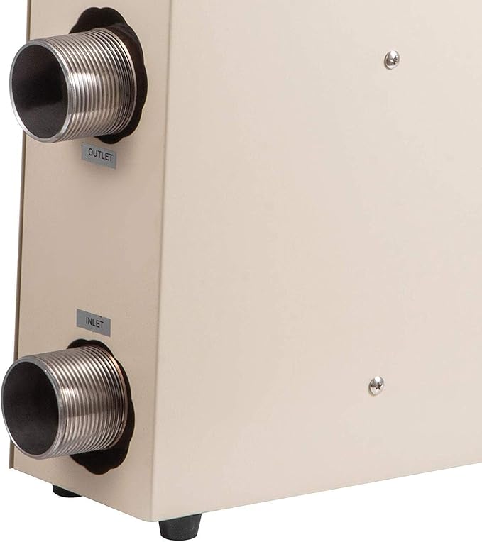 Swimming Pool Heat Pump 5000gallons, Max 40000BTU/hr, Heat Exchanger,240V/60Hz No