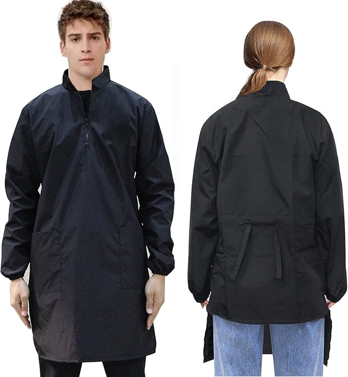 Gliitatu Dog Grooming Smock Barber Jackets for Women (2XL)