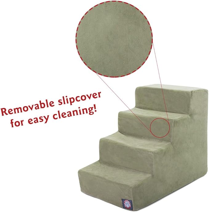Majestic Pet 4 Step Portable Dog Stairs 25 lbs