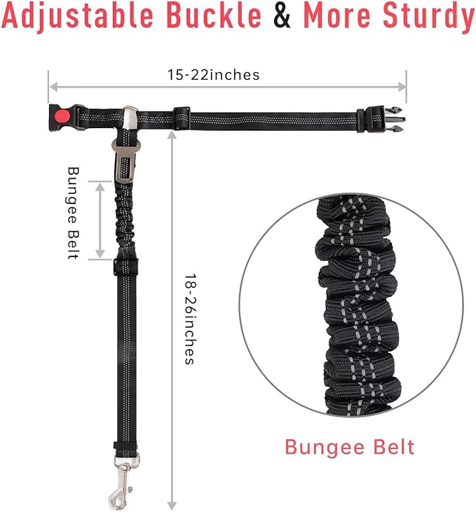 Dog Seat Belt 2-in-1 Dog