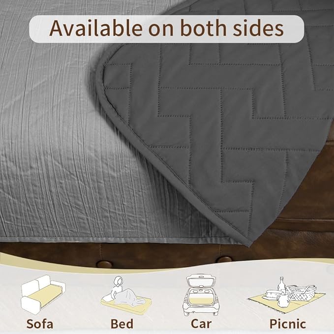 Ameritex 100% Waterproof Dog Bed Blankets double Sided