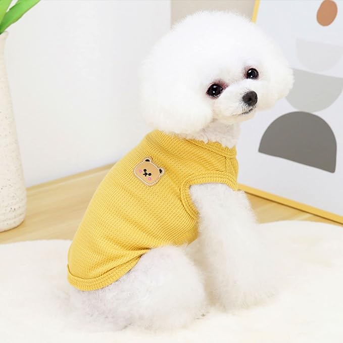 Cotton Dog Shirt Summer Lightweight Pet T-Shirts Soft