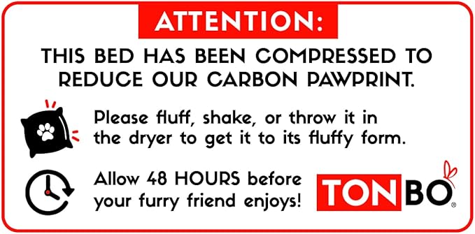 TONBO Soft Plush Small Cute and Cozy Sushi Dog Cat Bed with Two Sushi Crinkle Toys