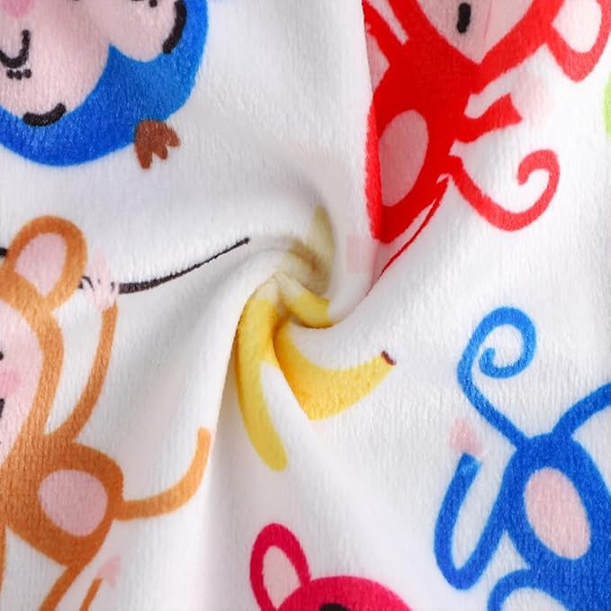 Dog Pajamas Cute Duck Soft Fleece Stretchy Dog Onesie Pet Pjs Fall Dog Clothes for Small Dogs Girl Boy (X-Small, Brown Monkey)