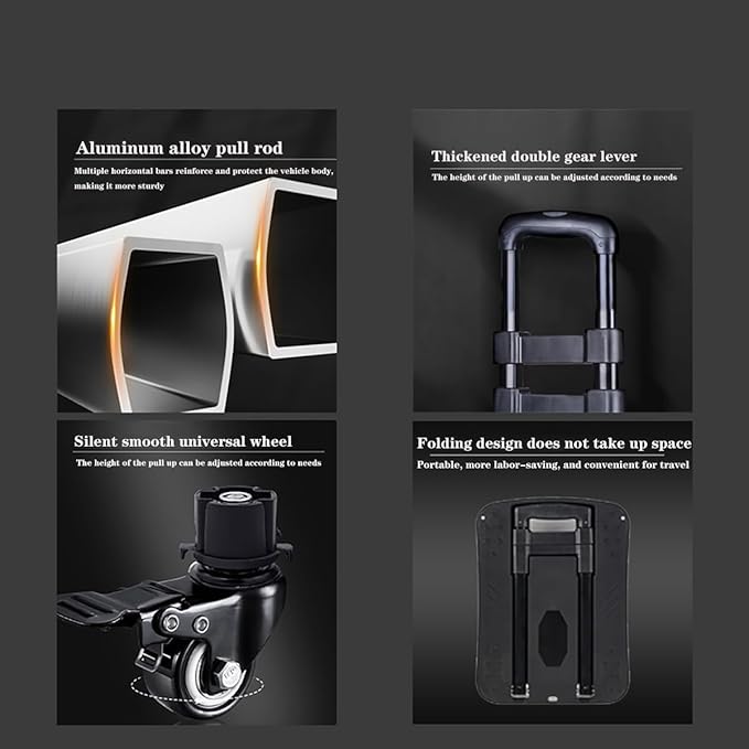 Pet Carrier RollerRoller Cart with Bonus Elastic Strap