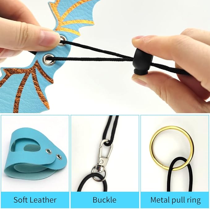 Adjustable Bearded Dragon Leash Harness 3 Size