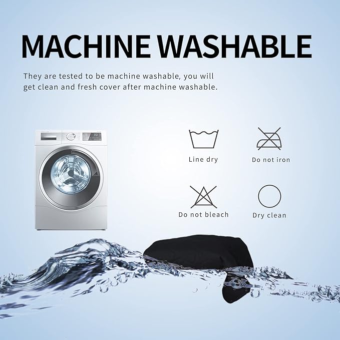 Easy-Going 100% Waterproof Dog Bed Cover (40X50 in,Black)