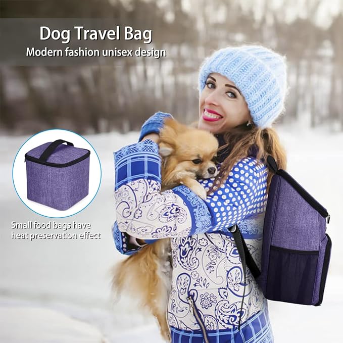 BAGLHER丨Dog Travel Bag 2 Silicone 2 Food
