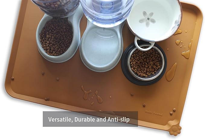 Hoki Found X-Large Silicone Pet Food Mats Tray