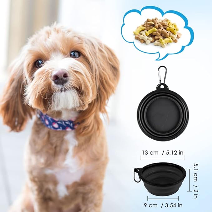 Lukovee Dog Car Seat Belt 2 Pack 1 Bowl)