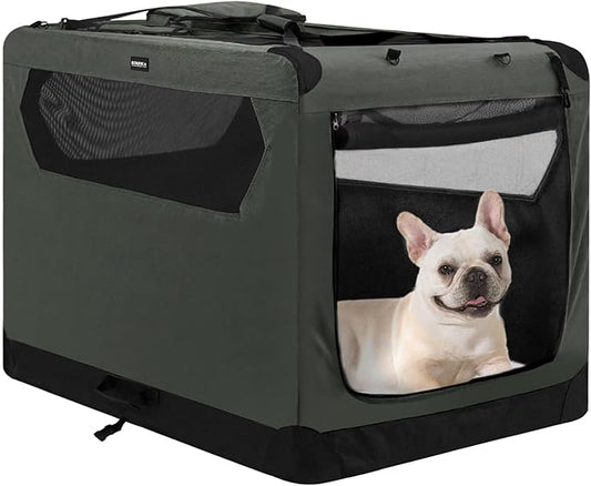 Soft Collapsible Dog Crate for Large Dogs 30 Inch 30x21x21 Inches