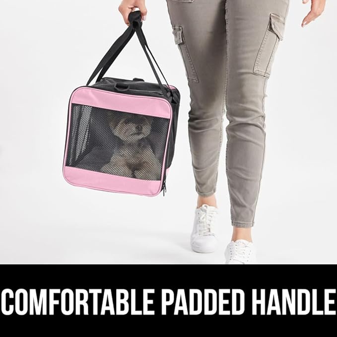 Gorilla Grip Airline Travel Cat Carrier Bag Up to 15 Lbs