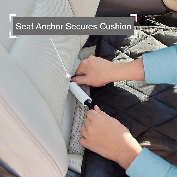 Quilted Dog Front Car Seat Cover