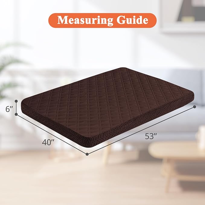 Dog Bed Covers Replacement Washable 53Lx40Wx6H Inches
