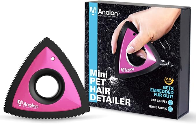 Analan Mini Pet Hair Remover for Car Detailing
