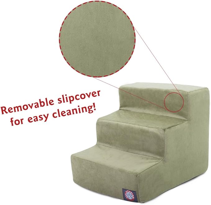 Majestic Pet 3 Step Portable Dog Stairs 25 lbs