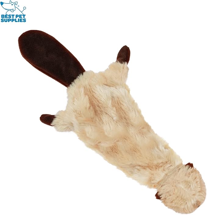 Best Pet Supplies 2-in-1 Stuffless Squeaky Dog Toys with Soft