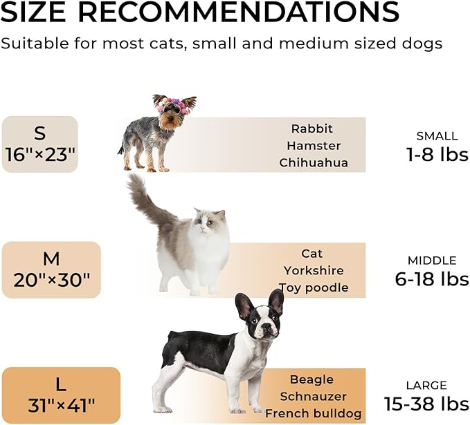 1 Pack 3 Calming Blankets Fluffy Premium Fleece (41" x31'')