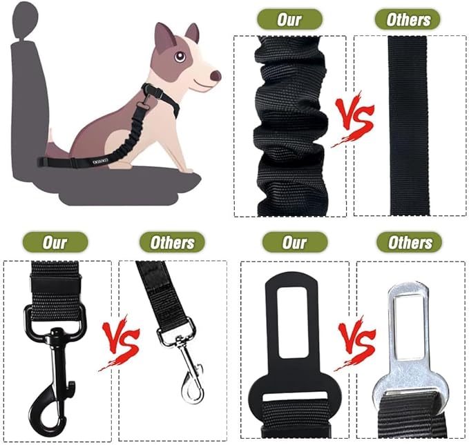 COOYOO Dog Seat Belt