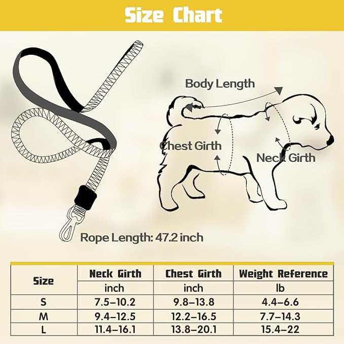 Pet Backpack Harness with Star Design Leash Pocket Saddle Bags Puppy Bag with Training Lead Leash for Doggie Outdoor Travel Hiking Walking Adjustable Easy Control Dog Vest for Dog(Yellow