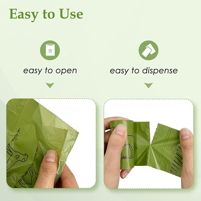 240 Count Lavender Scented 13” x 9” Dog Poop Bags Rolls