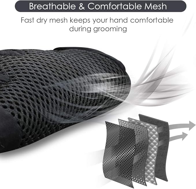 Upgrade Version Pet Grooming Glove 1 Pair