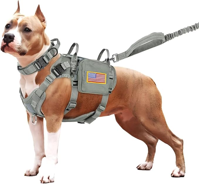 Forestpaw Tactical Dog Harness for Large Dogs