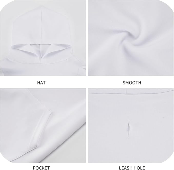 Cute Dalmatian Print Dog Hoodies,Dog Clothes with Pocket